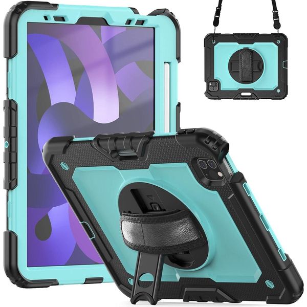 Custodia Per Ipad Air 5/Air 4/Pro 11" Con Supporto E Tracolla Mint"-image