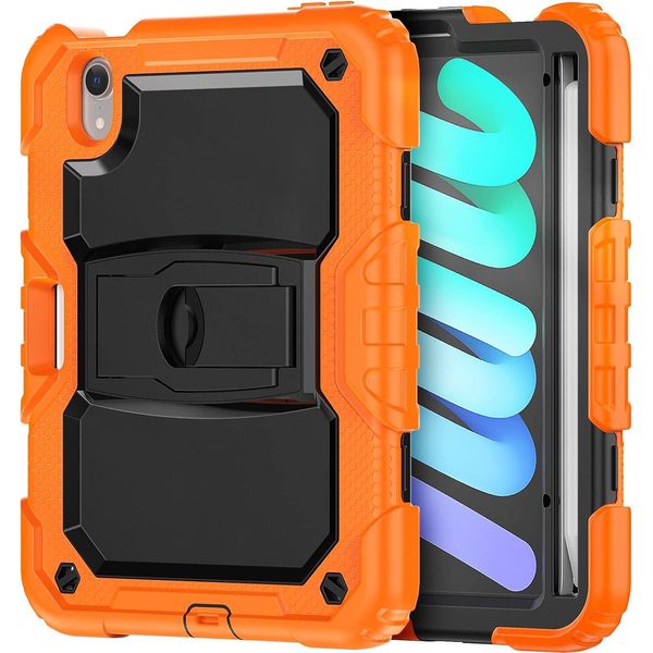 Custodia Per Ipad Mini 6 8,3" 2021 Con Tracolla Arancione"-image