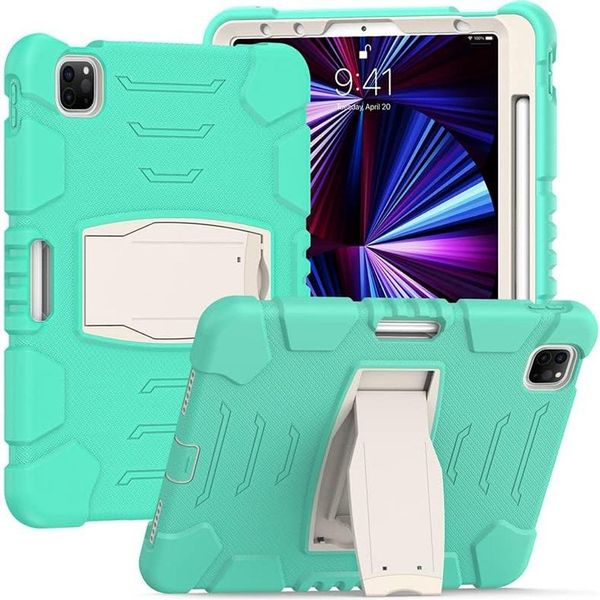 Custodia Per Ipad Pro 12,9" 2021 Con Supporto E Porta Stilo Zecca"-image