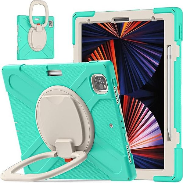 Custodia Per Ipad Pro 12,9" Con Supporto E Porta Stilo Mint"-image