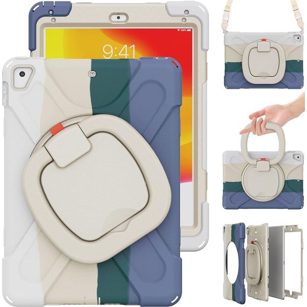 Custodia Per Ipad 6/Air 2 9,7" Con Supporto E Tracolla Colorato"-image