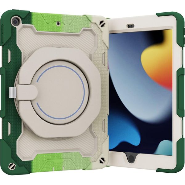 Custodia Per Ipad 6/Air 2 9,7" Con Supporto E Tracolla Verde"-image