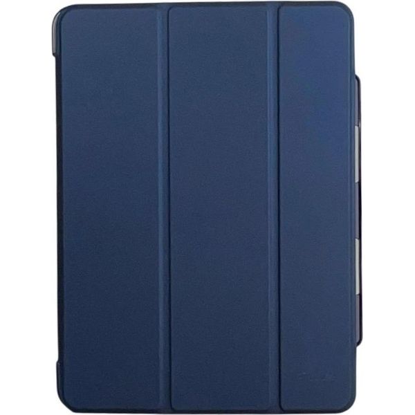 Custodia Con Flip Cover E Supporto Per Stilo Per Ipad Air 4 2020 Blu Navy-image