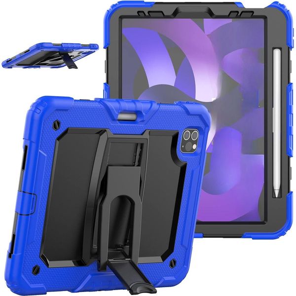 Custodia Per Ipad Air 5/4/Pro 11" Con Supporto E Penna Stilo Blu"-image