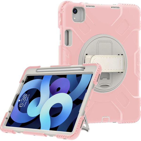 Custodia Per Ipad Mini 6 8,3" Supporto Girevole E Porta Stilo Rosa"-image