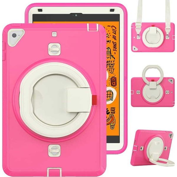 Custodia Per Ipad Mini 4/5 7,9" Con Supporto E Tracolla Rosa"-image