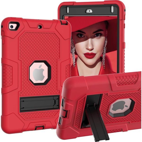 Custodia Per Ipad 9/8/7 10,2" Blindata Con Supporto Rosso"-image