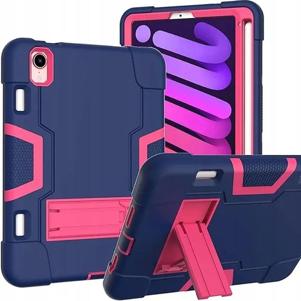 Custodia Per Ipad Mini 6 8,3" Con Supporto E Stilo Blu Navy"-image