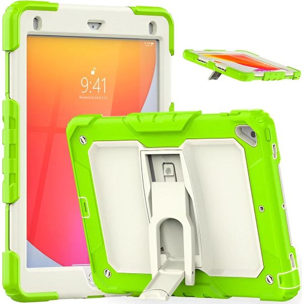 Custodia Per Ipad Air 2 9,7" Con Supporto E Tracolla Verde"-image