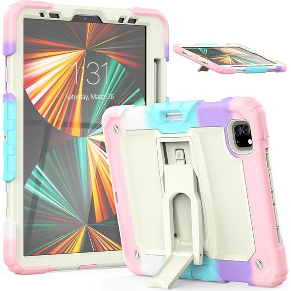 Custodia Per Ipad Air 5/Air 4/Pro 11" Con Supporto E Penna Stilo Colorata"-image