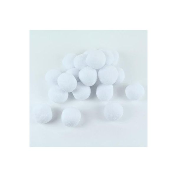 Eduplay 170331 Palle Di Neve, Ø 7,5 Cm, Bianco (Confezione Da 20)-image