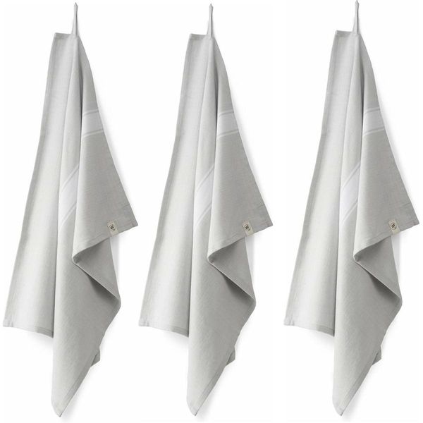 Strofinaccio Walra Dry Up - 50 X 70 - 100 % Cotone - Grigio Chiaro - 3 Pezzi-image