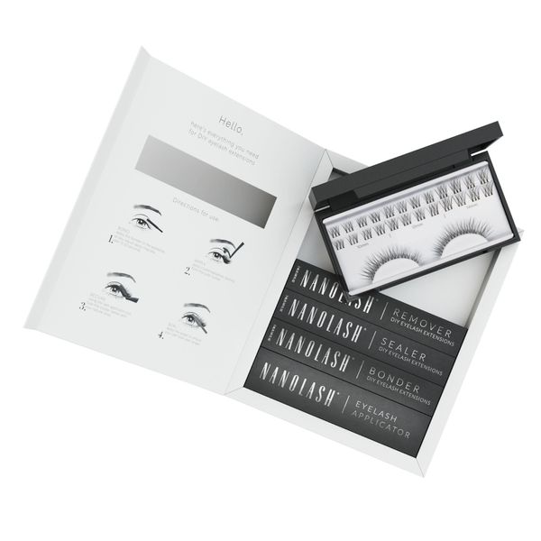 Starter Kit Per Extension Ciglia A Grappolo A Fai Da Te Innocent Nanolash-image