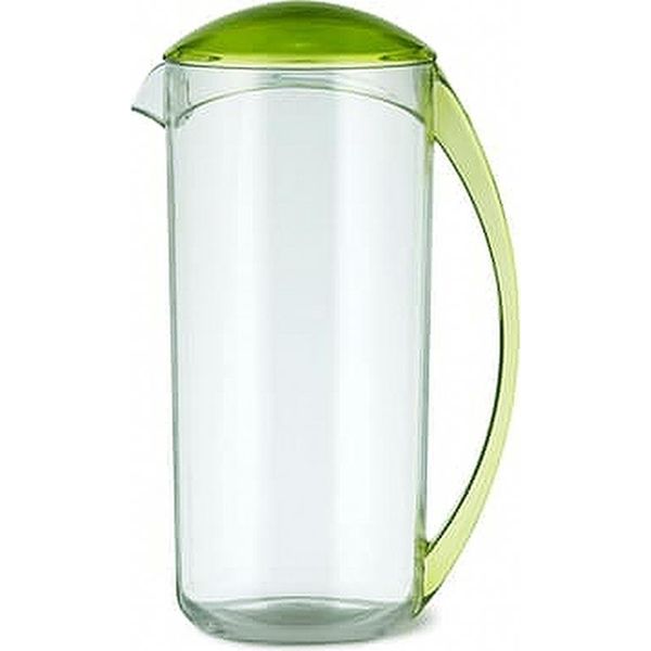 Caraffa Per Succhi Di Frutta In Plastica - Caraffa Per Versare - 2 Litri - Con Coperchio-image
