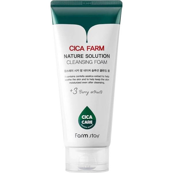 Farmstay Cica Farm Nature Solution Schiuma Detergente Pianka Do Mycia Twarzy, 180 Ml-image