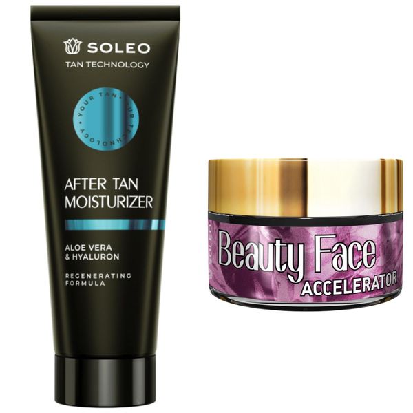 Tecnologia Soleo Tan Crema Idratante Dopoabbronzatura + Barattolo Di Bellezza Viso-image