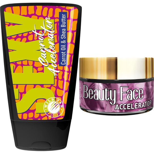 Acceleratore Di Carota Sexy Abbronzatura Selvaggia + Barattolo Di Bellezza Per Il Viso-image