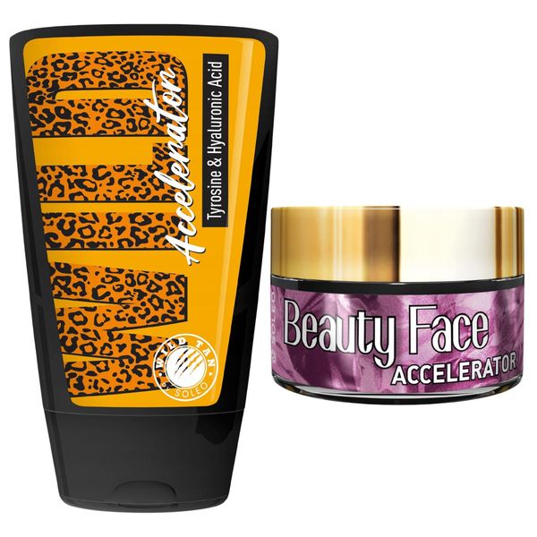 Wild Tan Wild Accelerator Con Acido Ialuronico + Barattolo Di Bellezza Viso-image