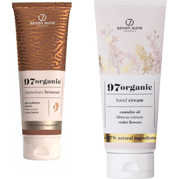Abbronzante Istantaneo Naturale 7Suns 97Organic + Crema Per Le Mani Da 75 Ml In Omaggio-image