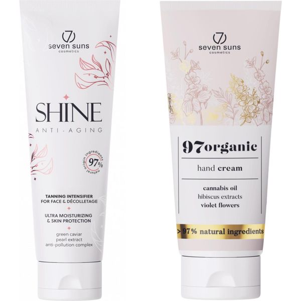 7Suns Shine 50X Acceleratore Abbronzante Viso 75Ml + Crema Mani 75Ml In Omaggio-image