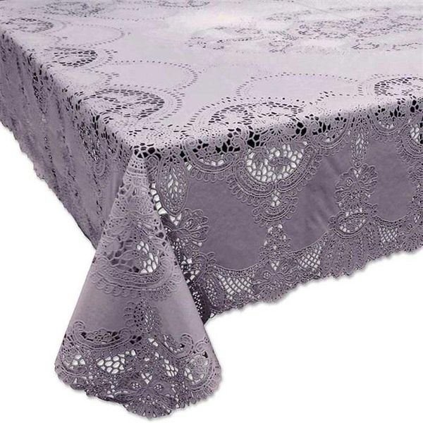 Unique Living - Tovaglia - Per Interni Ed Esterni - Amira - In Vinile - 137 X 180 Cm - Lilla-image