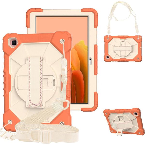 Custodia Per Ipad 9/8 10,2" Con Supporto E Tracolla Arancione"-image