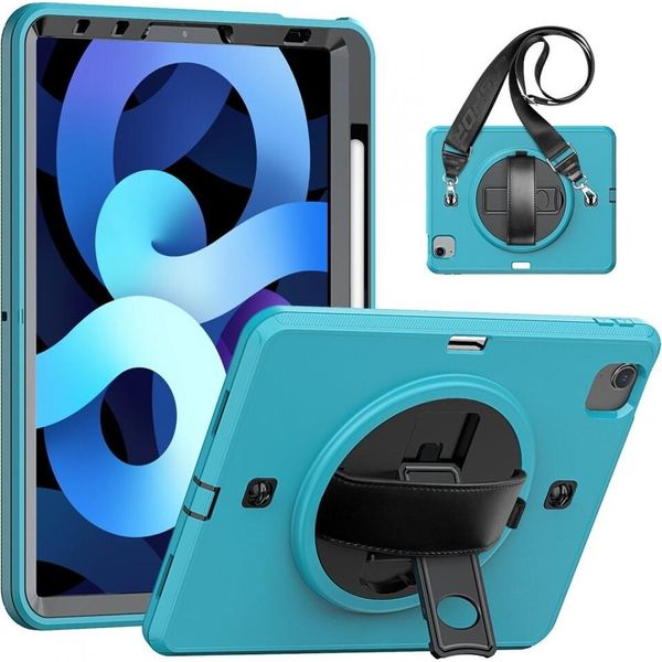 Custodia Per Ipad Air 5/4 10,9"/Pro 11 Con Tracolla Turchese"-image