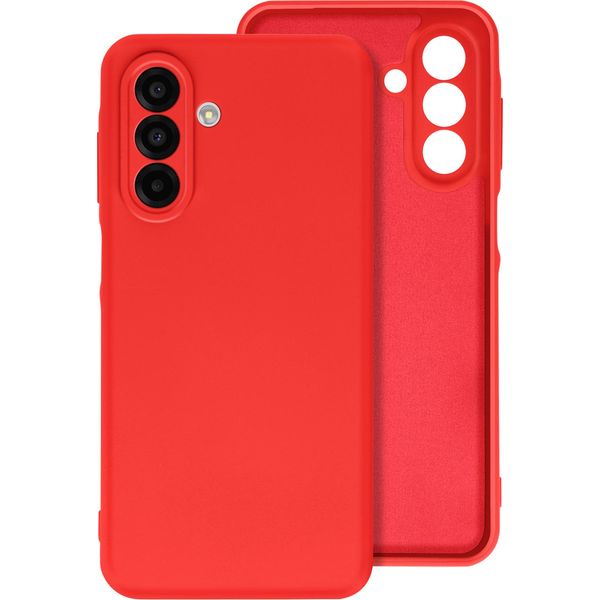 Avizar, Cover Per Samsung Galaxy A26 Semirigida Soft-Touch Antimacchia, Rosso-image
