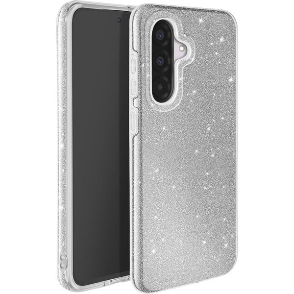 Avizar, Custodia Glitterata Per Samsung Galaxy A36 Antiurto Scintillante, Argento-image
