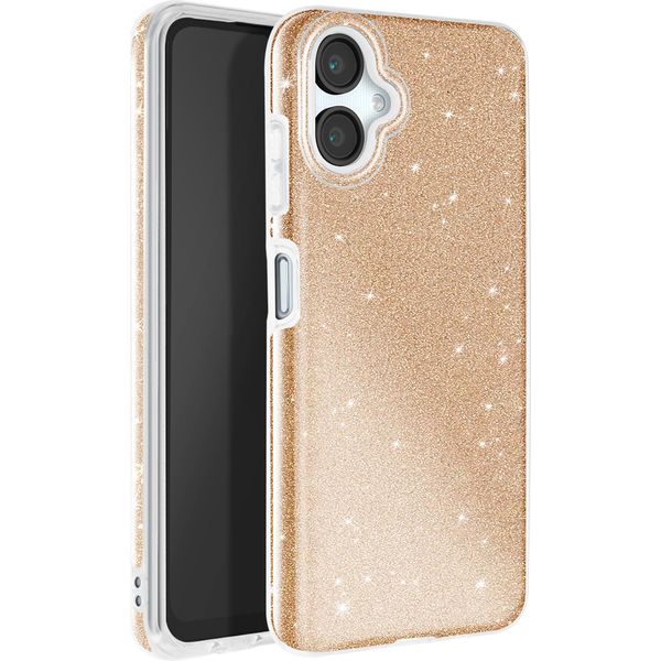 Avizar, Custodia Glitterata Per Samsung Galaxy A06 Antiurto Scintillante, Oro-image