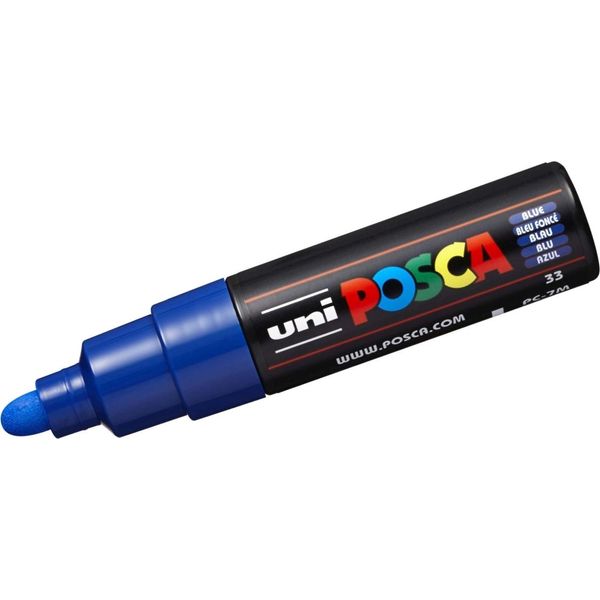 Posca - Posca PC7M B Poca PC7M B Blu Scuro | 1 Pezzo | 6 Pezzi-image