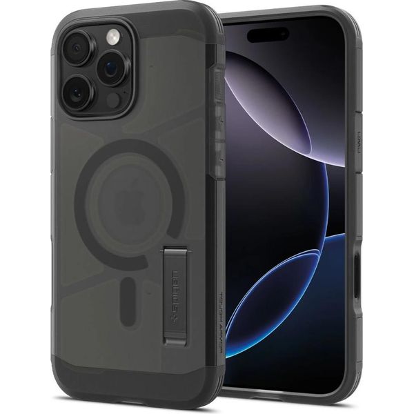 Spigen Tough Armor T Magsafe Apple Iphone 16 Pro Max Frost Black-image