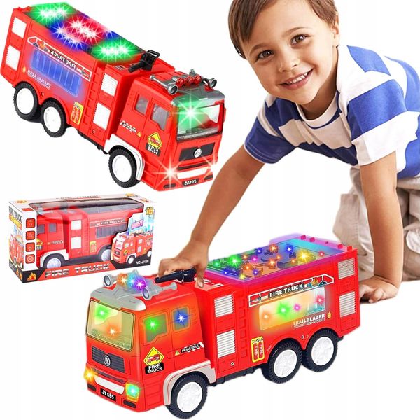 Camion Dei Pompieri Interattivo Fireflash Con Luci E Suoni Per Bambini-image