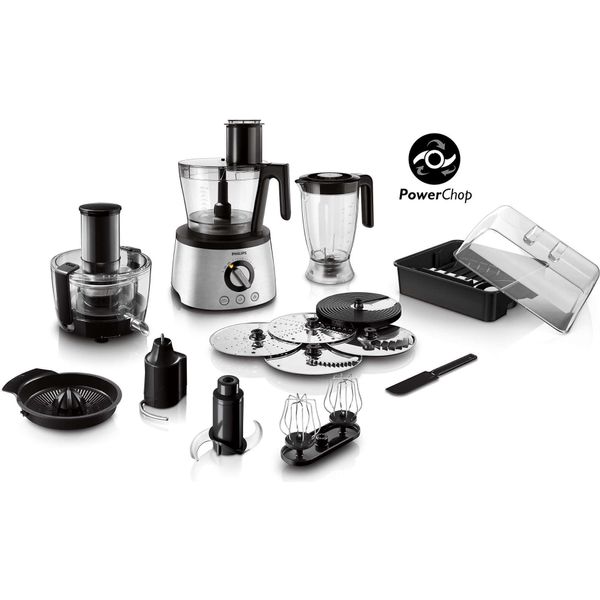 Robot Da Cucina 4 In 1 Philips Serie 7000, 3,4 L, 32+ Funzioni, 1300 W, Metallo (HR7778/00)-image