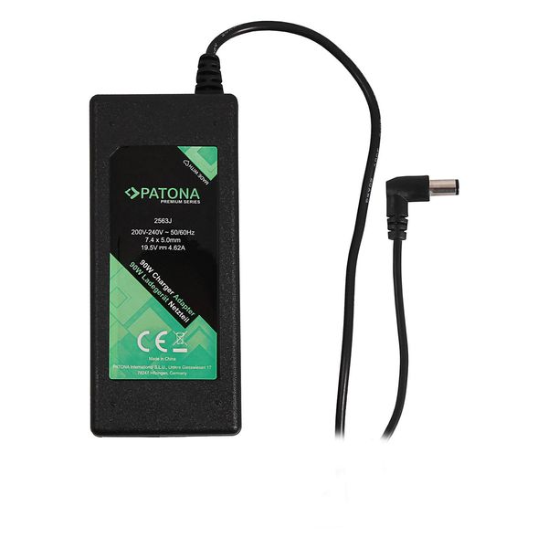 Patona Alimentatore Premium 19,5V 4,62A 90W Per Dell Inspiron E1405 E1505 E1705-image