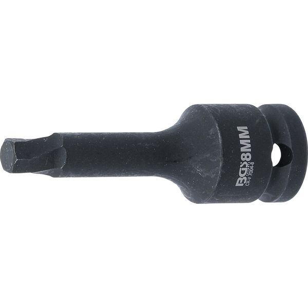 Bgs Estrattore Per Viti Con Attacco Quadro 12,5 Mm (1/2") Per Attacco Esagonale Difettoso 8 Mm - 7004-8"-image