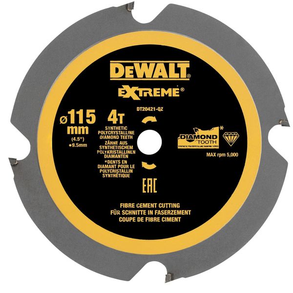 Dewalt DT20421-QZ - Lame Per Seghe Circolari Multimateriale 115 Mm 4T-image