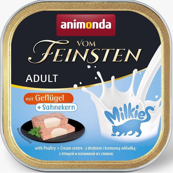 Animonda Vom Feinsten Adult Con Pollo E Cuore Di Panna 100Gx32-image