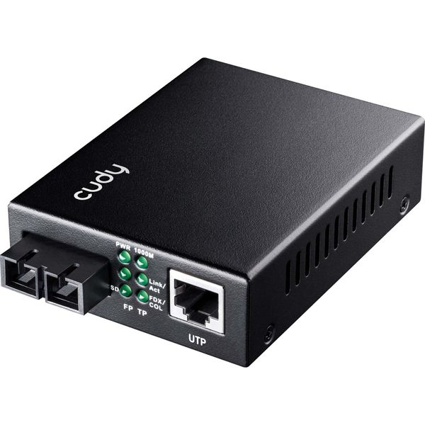 Cudy MC100GSA-20 Network Media Converter 1000 Mbit/S 1310 Nm Single-Mode Black-image