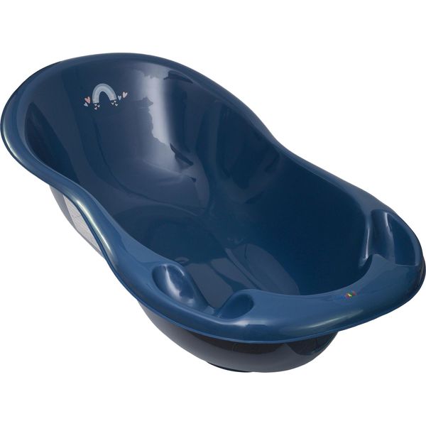 Tega Baby Vasca Da Bagno Grande, Meteo, 102 Cm Con Scarico, Blu Scuro-image