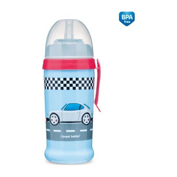 Canpol Babies Racing Bottiglia Sportiva - Blu Scuro-image
