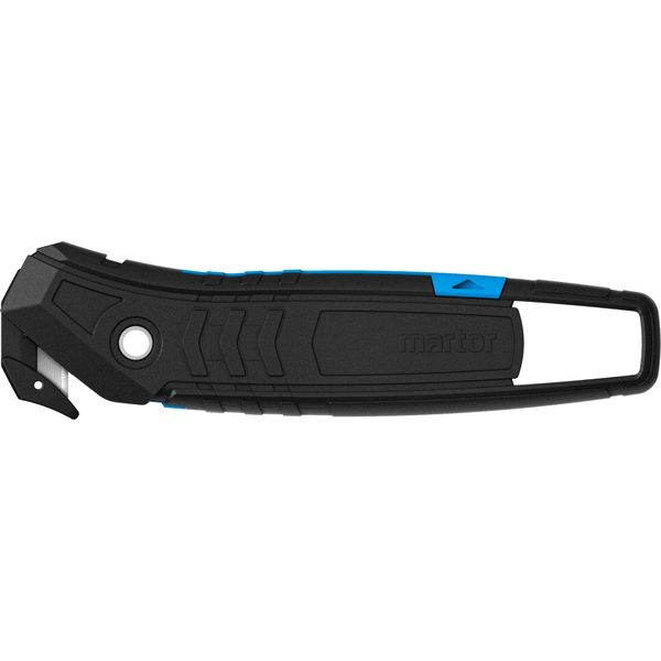 Martor Coltello Di Sicurezza, Lama Nascosta, Secumax 350 Realizzato Al 98% In Plastica Riciclata, Cutter Professionale, Leggero, Plastica, Per Destrorsi E Mancini, Gs-image