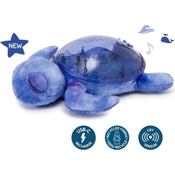 Cloud B® Tranquil Turtle™ - Luce Notturna Con Melodia, Tartaruga, Viola, 0M+-image