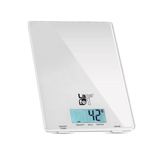 Lafe WKS001.5 KüChenwaage Elektronische KüChenwaage Weiß, ArbeitsfläChe Rechteck-image