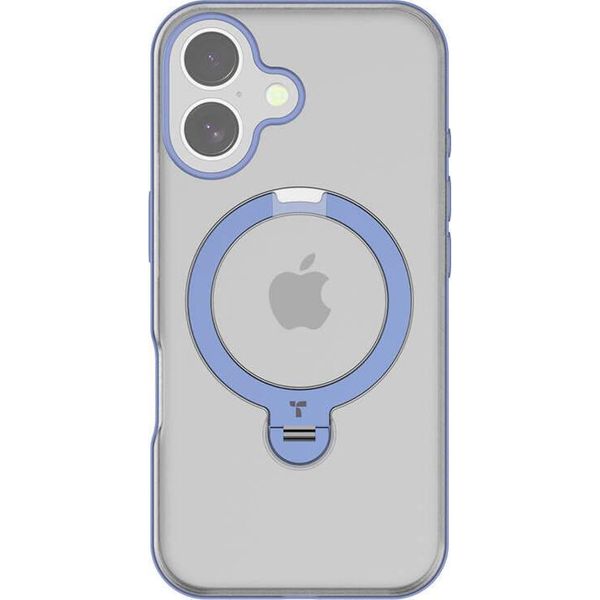 Torras Ostand Spin Case For Iphone 16 (Blue)-image