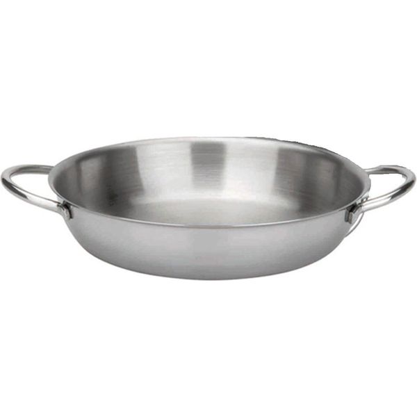 Casseruola Rotonda Ibili-Prisma, Acciaio Inox 18/10, 18X3,8 Cm, Argento-image