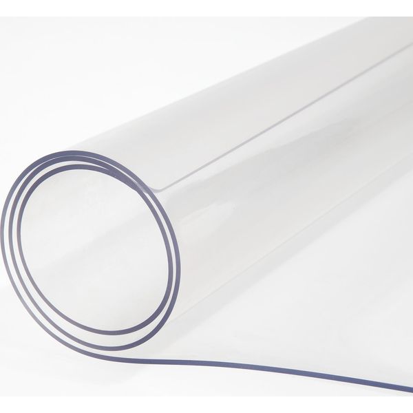 Succebuy Tovaglia In Plastica, 61 X 152 Cm, 1,5 Mm Di Spessore, Protezione Trasparente, Tappetino Rettangolare Per Scrivania, Impermeabile E Facile Da Pulire, Per Ufficio E Comodino-image