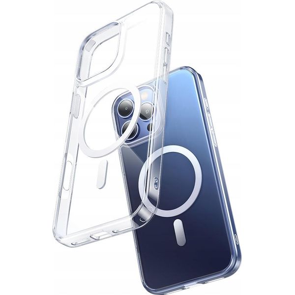Mcdodo Mcdodo PC-4923 Magnetic Case For Iphone 16 Pro Max (Transparent)-image