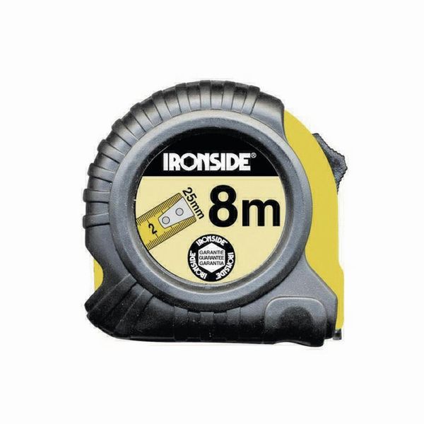 Ironside 150-211 Metro A Rullo Con Arresto Nastro Da 3 M 19 Mm, Gommato, Giallo/Nero-image