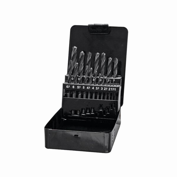Ironside 230-173 Set Di Punte Hss 19 Pezzi 1-10 Mm/0,5, Grigio Argento (1 Set)-image